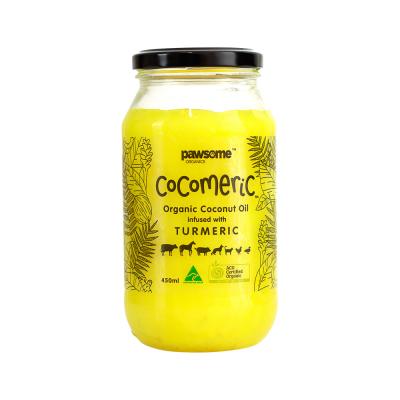 Pawsome Organics Organic Cocomeric (Organic Coconut Oil Infused With Turmeric) 450ml